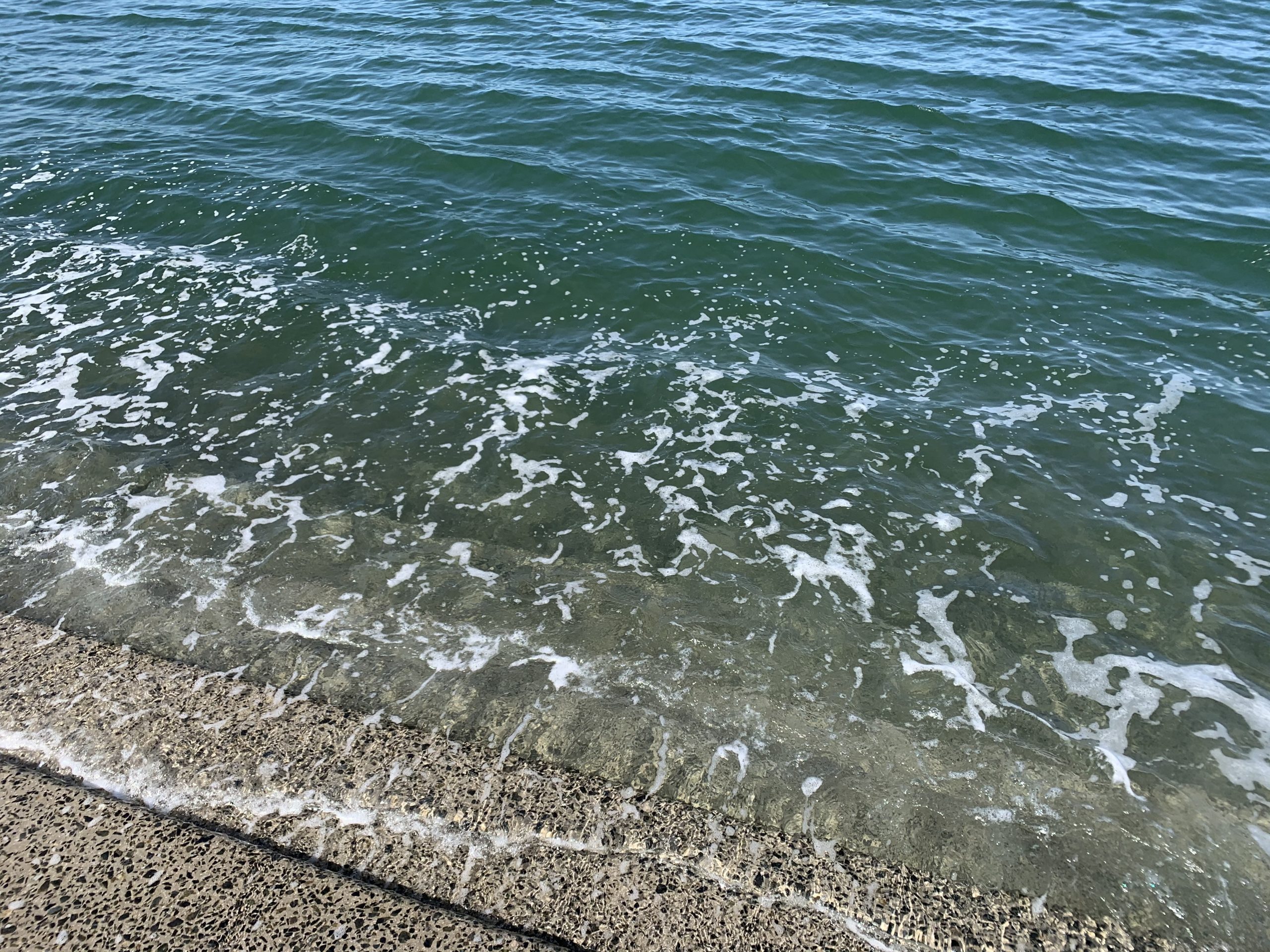Clear Sea at Blackpool