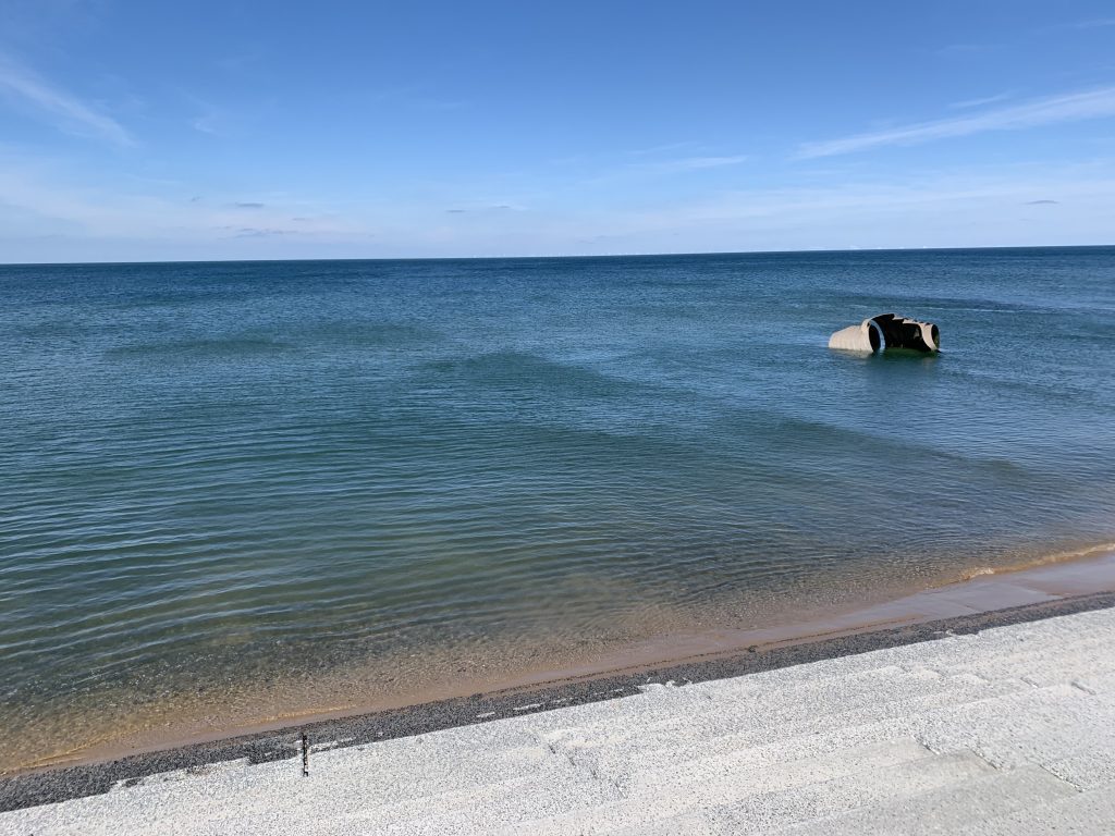 Clear sea at Cleveleys